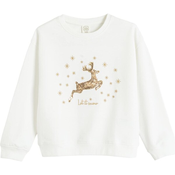 Cool Club Mikina hnedá / biela 66429516