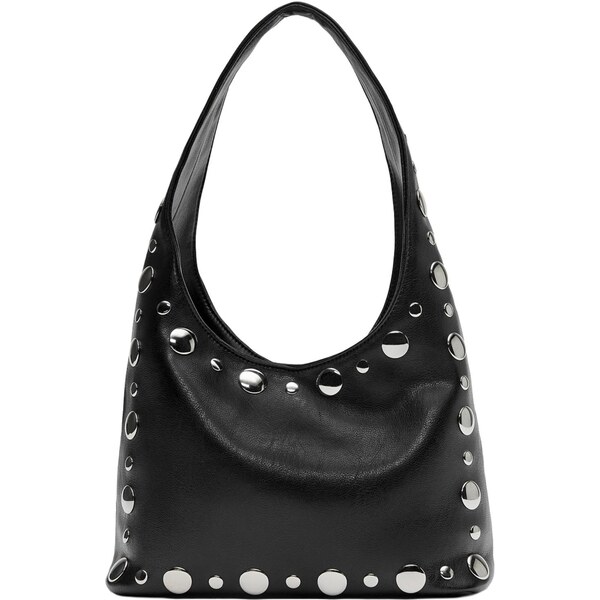 Pull&Bear Kabelka na rameno TACHAS čierna 66429567