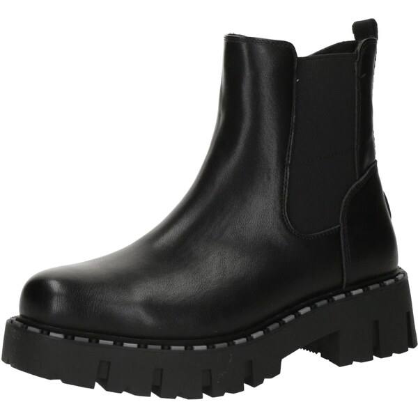 TOM TAILOR Členkové čižmy čierna 66429553