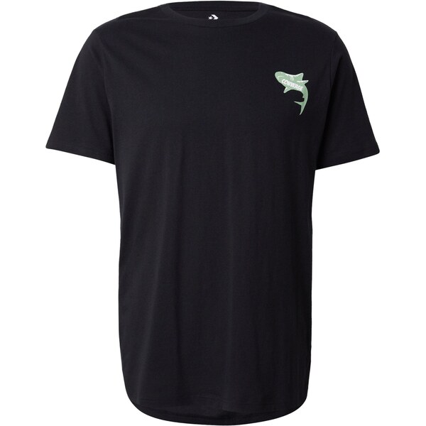 CONVERSE Tričko COMIC tyrkysová / svetlozelená / čierna / biela 66429683