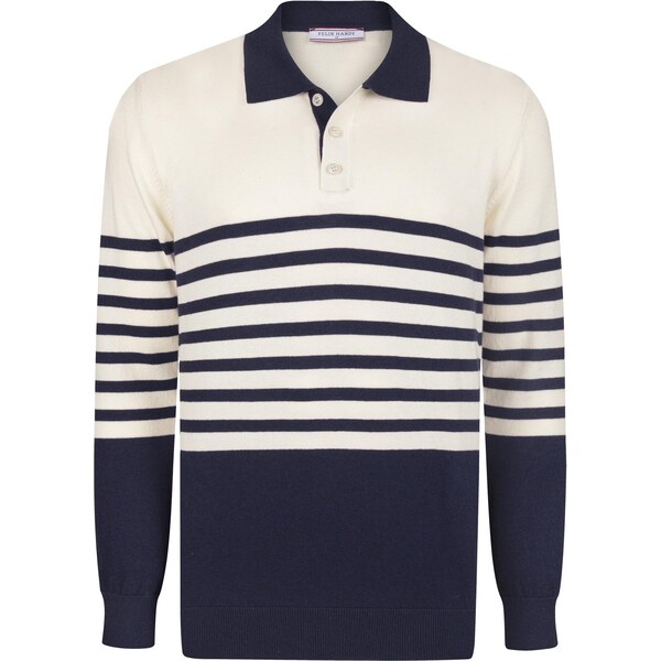 Felix Hardy Sveter modrá / biela 66429883
