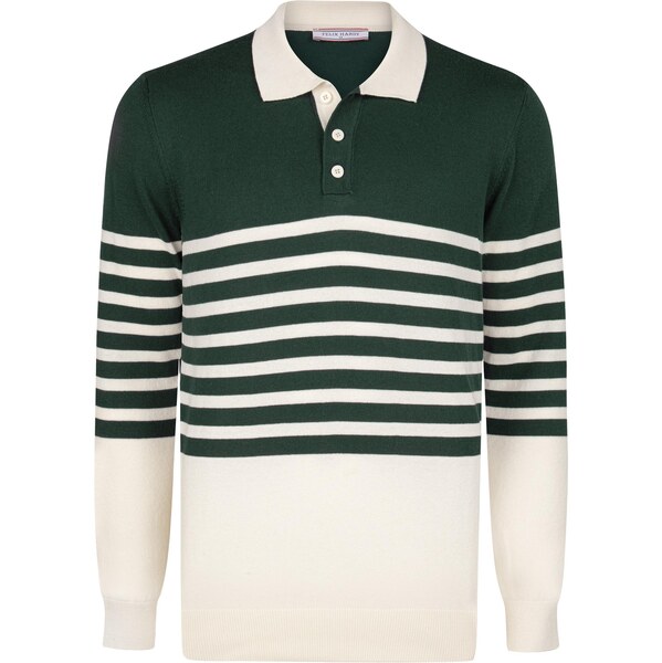 Felix Hardy Sveter zelená / biela 66429880