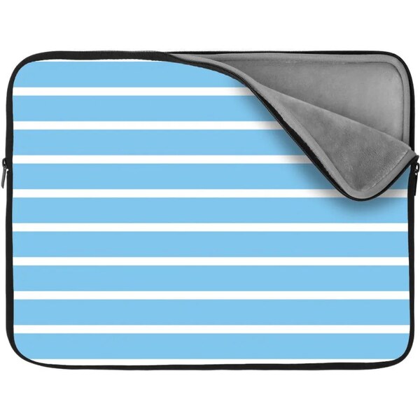 Sablio Obal na notebook Modro-biele pruhy 65430291