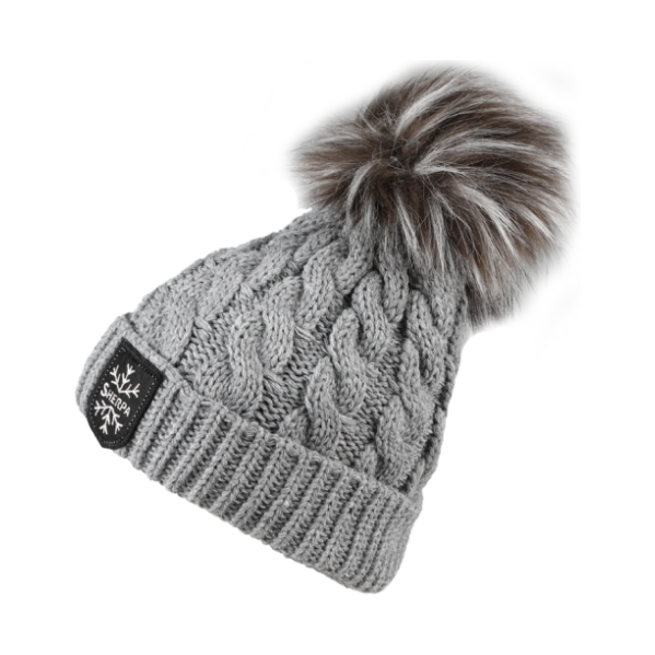 Dámska zimná čiapka Sherpa NELL II šedá 66437470