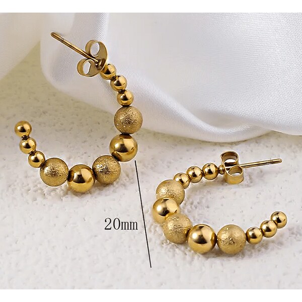 Oceľové náušnice Glare 734 66436345