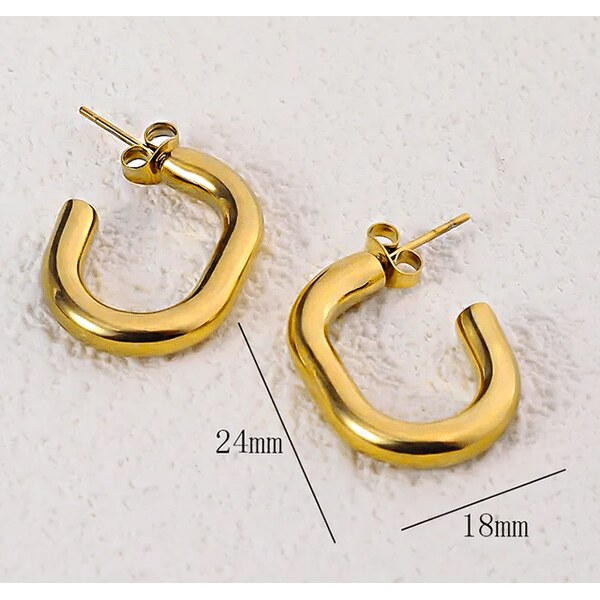 Oceľové náušnice Glare 735 66436346