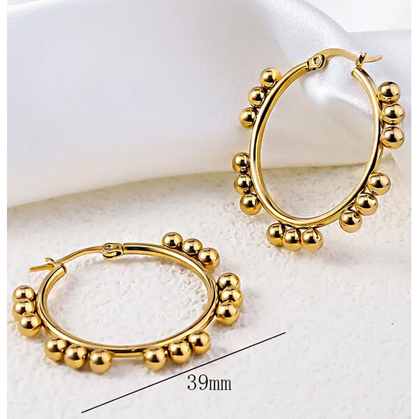 Oceľové náušnice Glare 736 66436347