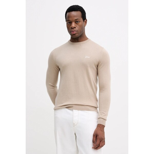 Sveter s prímesou hodvábu Guess DANIEL 66436966