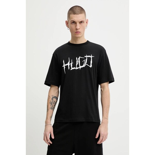 Bavlnené tričko Hugo Blue Namerix 66436924