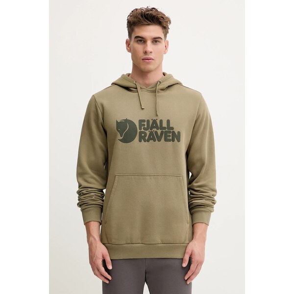 Bavlnená mikina Fjallraven Logo Hoodie F84144 622 44810764