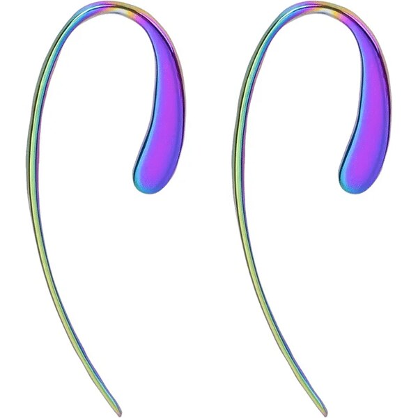 Oceľové náušnice Glare 763 66437959