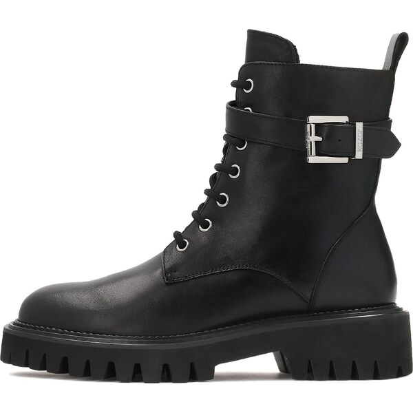 Kazar Šnurovacie členkové čižmy čierna 66346194