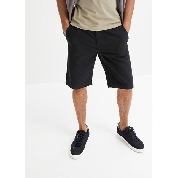 bonprix Bermudy chino Regular Fit, z čistej bavlny, farba čierna 54742012