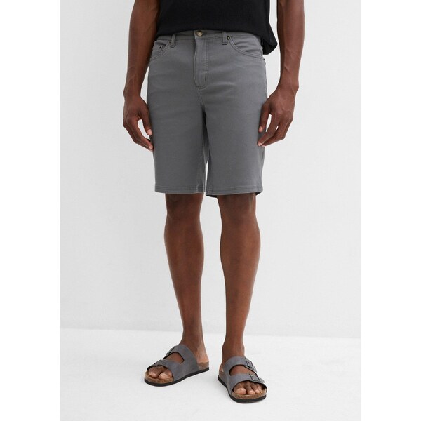 bonprix Strečové bermudy Classic Fit, farba šedá 63894280