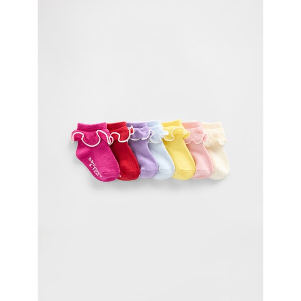 GAP Detské ponožky s volánikom, 7 párov 66469421