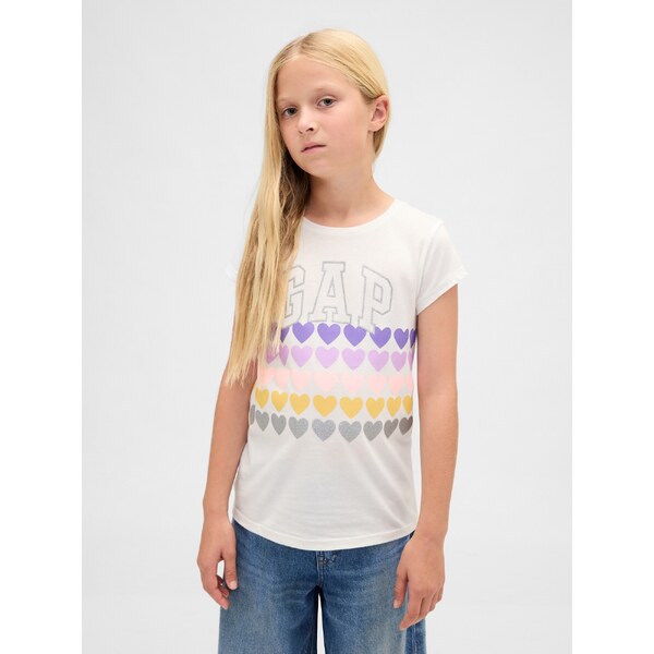 GAP dievčenské tričko s logom 66469439