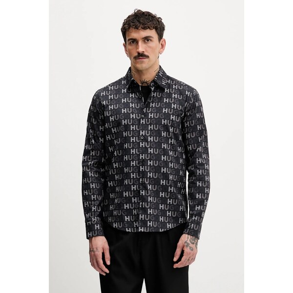 Bavlnená košeľa HUGO Ermo 66462043