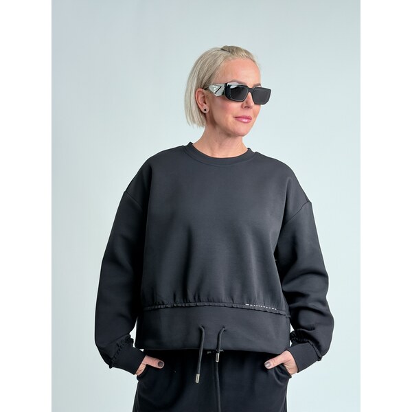 Voga Móda Čierna mikina AGATHA 66438800