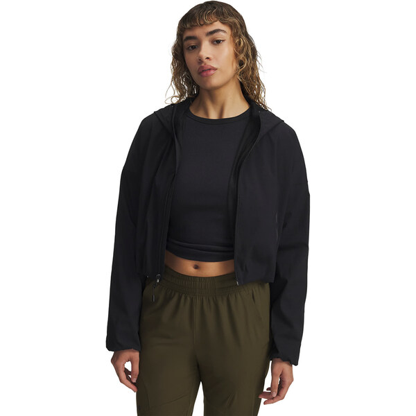 Mikina Under Armour Unstoppable Woven Rstop Ls Black S 66439179