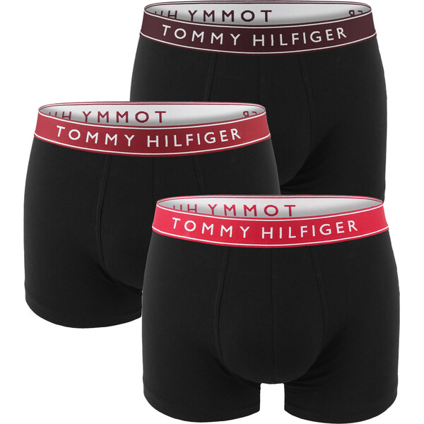 TOMMY HILFIGER - boxerky 3PACK eco friendly everyday essentials black 66439159