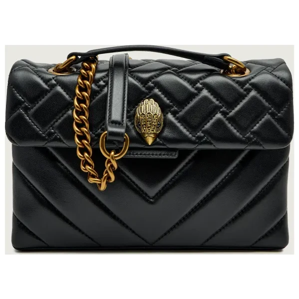 Kurt Geiger Kožená kabelka na rameno KENSINGTON 19892995