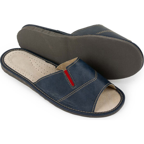 Pánske priedušné papuče, veľkosť 44 | tmavomodrá KM-11-NB-44 66439392