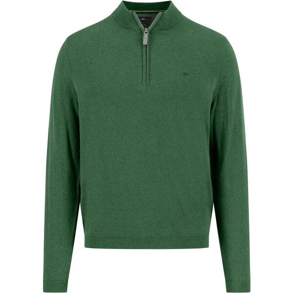 Pánsky zelený bavlnený pulóver s kašmírom FYNCH-HATTON 66439827
