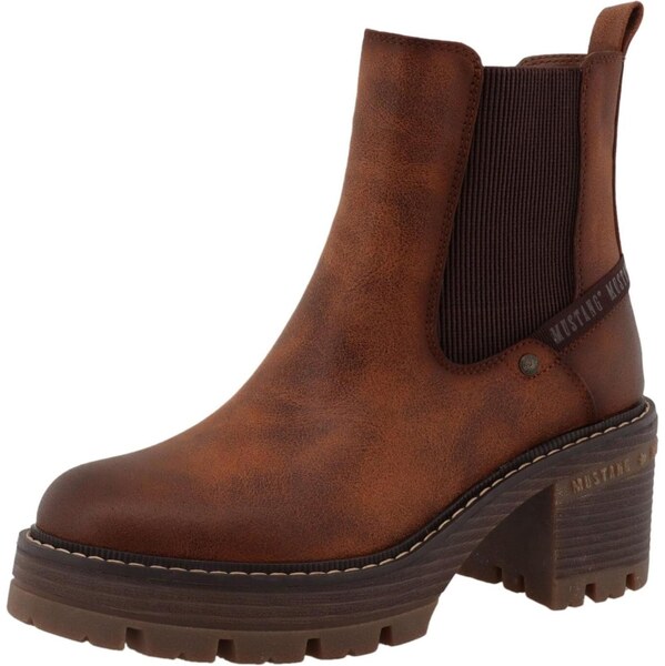MUSTANG Chelsea čižmy Madlin gaštanová 66445993