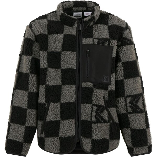Karl Kani Flisová bunda grafitová / čierna 66446011