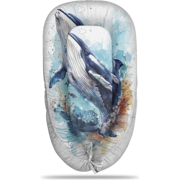 Sablio Hniezdočko pre bábätko Akvarelová veľryba 65114305