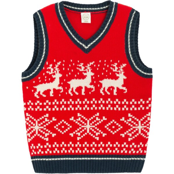 Cool Club Vesta tmavomodrá / červená / biela 66446839