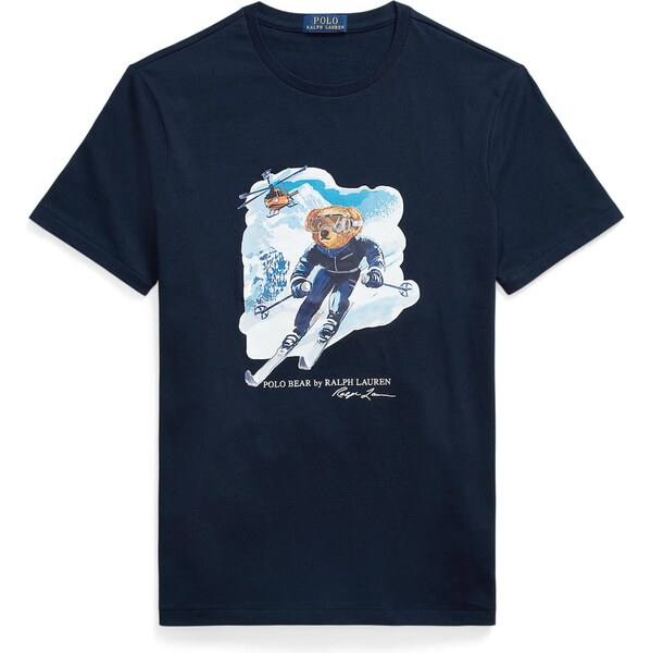 Polo Ralph Lauren Tričko modrá / námornícka modrá / hnedá / biela 66447301