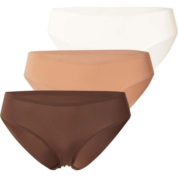 Hunkemöller Nohavičky farba ťavej srsti / hnedá / biela 66447531