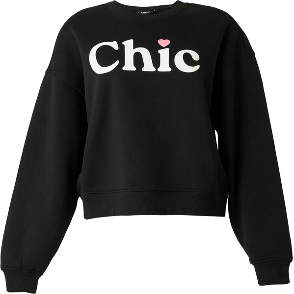 ONLY Mikina ONLBEST staroružová / čierna / biela 66447544