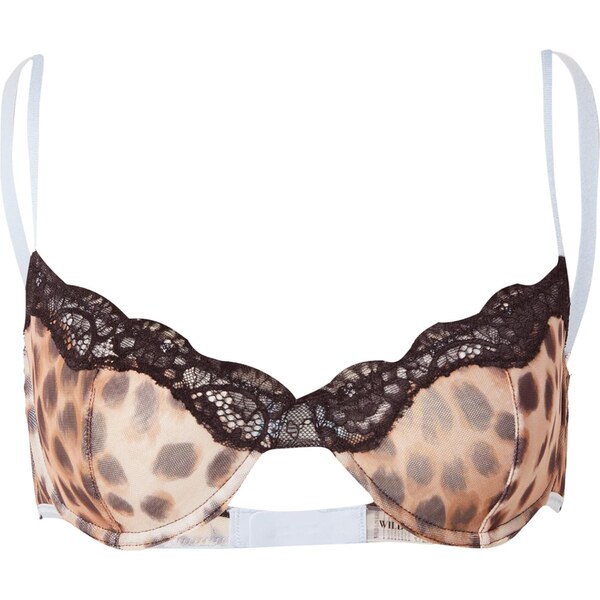 WILD LOVERS Podprsenka LYRA béžová / pastelovo modrá / svetlohnedá / 66447546