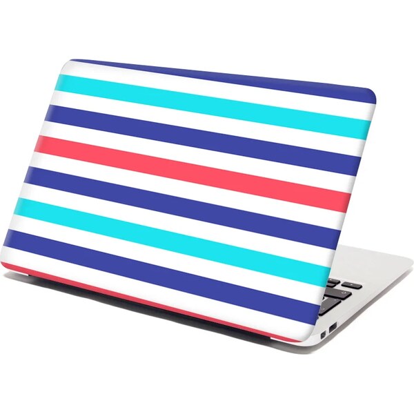 Sablio Samolepka na notebook Farebné veselé pruhy 65100896
