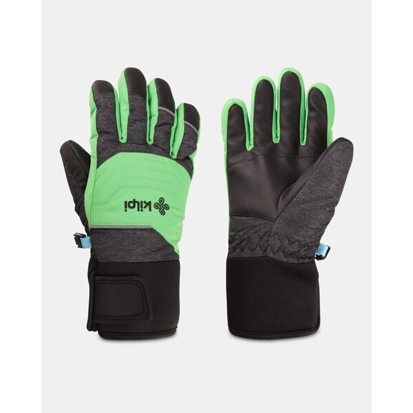 Detské lyžiarske rukavice Kilpi SKIMI-J zelená 66453932