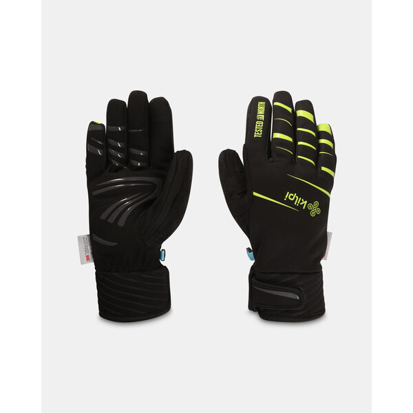 Unisex softshellové rukavice Kilpi ROT-U svetlo zelená 66453935