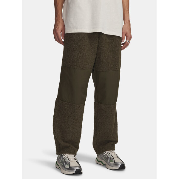 Under Armour UA High Pile Fleece Pants-GRN Mens Sports Trousers - Mens 66552186