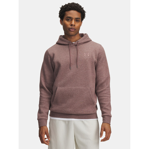 Mens Under Armour UA Icon Fleece Hoodie-BRN - Mens 66552209