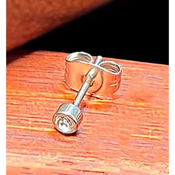 Oceľová náušnica Glare 784 66453885