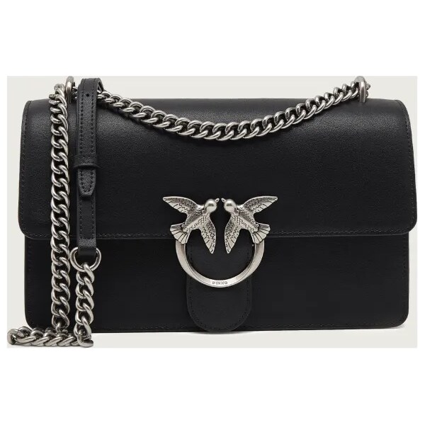 Pinko Kožená kabelka na rameno LOVE ONE CLASSIC 37459592