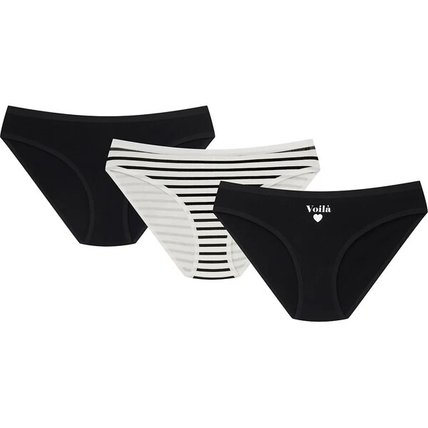 Henderson Ladies 3PACK Dámske nohavičky Henderson 36508-K084 Mi-MI 66455163