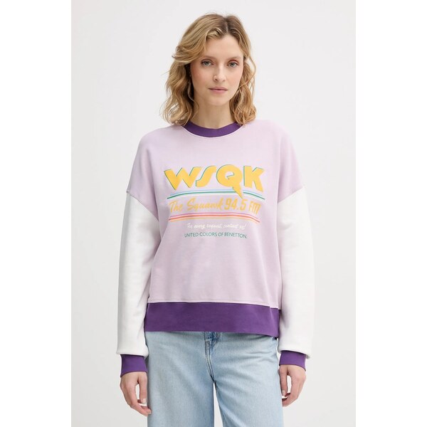 Detská bavlnená mikina United Colors of Benetton x Stranger Things 66462076