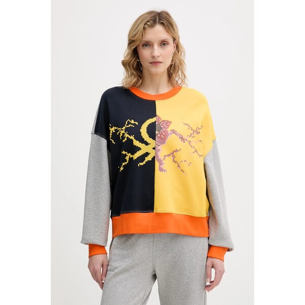 Detská bavlnená mikina United Colors of Benetton x Stranger Things 66462077