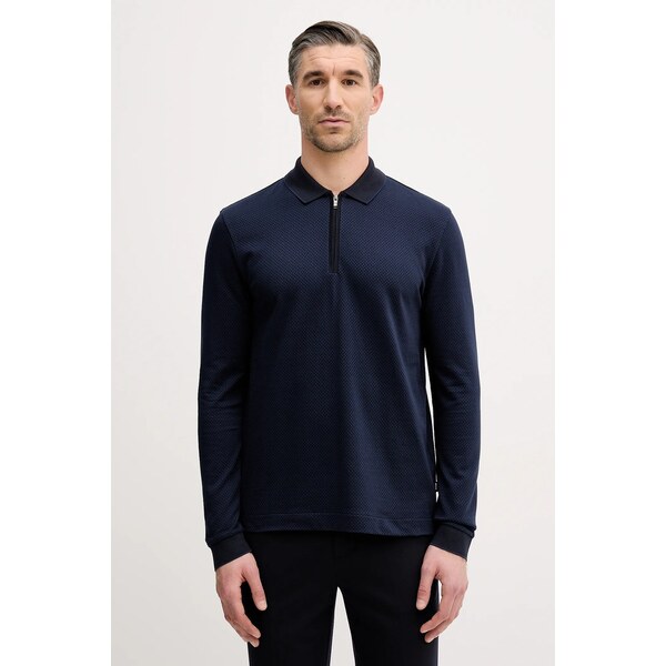 Bavlnené tričko s dlhým rukávom BOSS H-Peduzzi 06 66461979