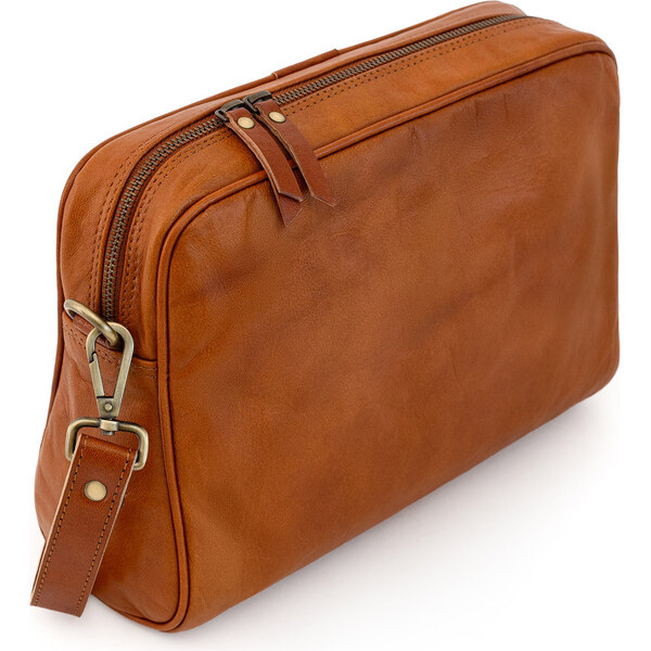 Glara leather Kožená taška na rameno z kozľej kože – Leather Alchemy 66456089