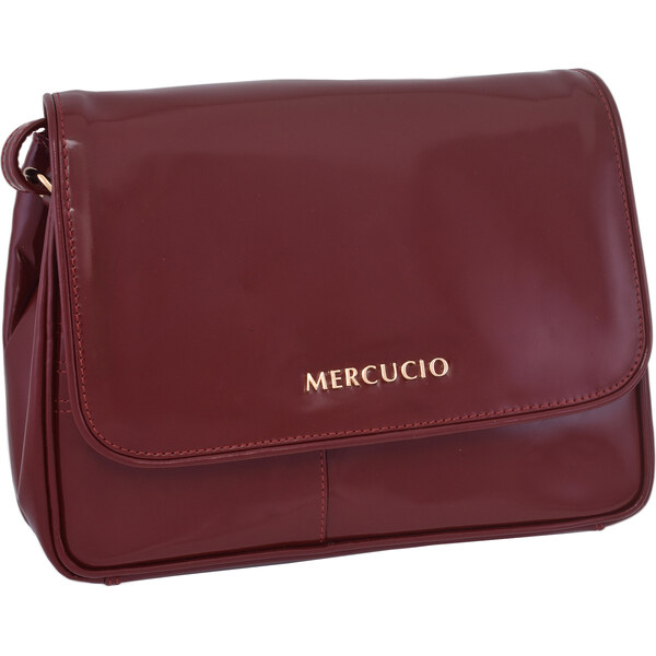 Mercucio Dámska kožená crossbody kabelka červená 280108 66470801