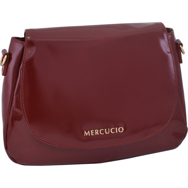 Mercucio Dámska kožená crossbody kabelka červená 280706 66470802