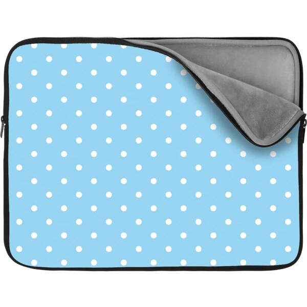Sablio Obal na notebook Biele bodky na modrej 65430289